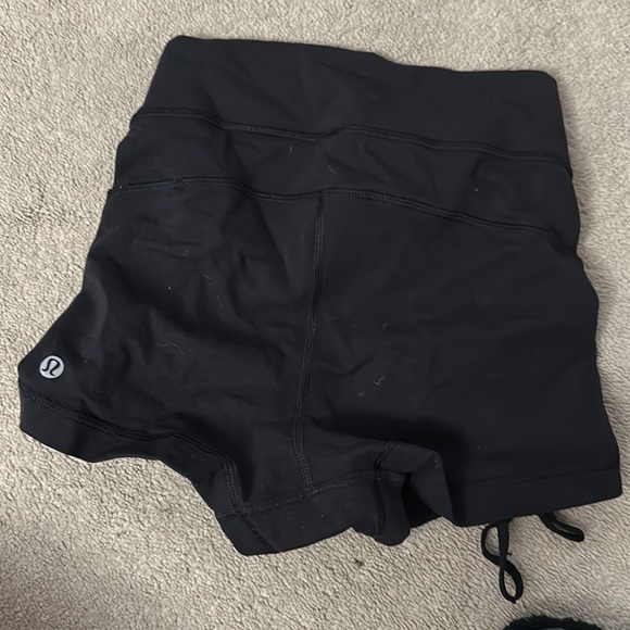 Black lululemon shorts - Picture 2 of 3